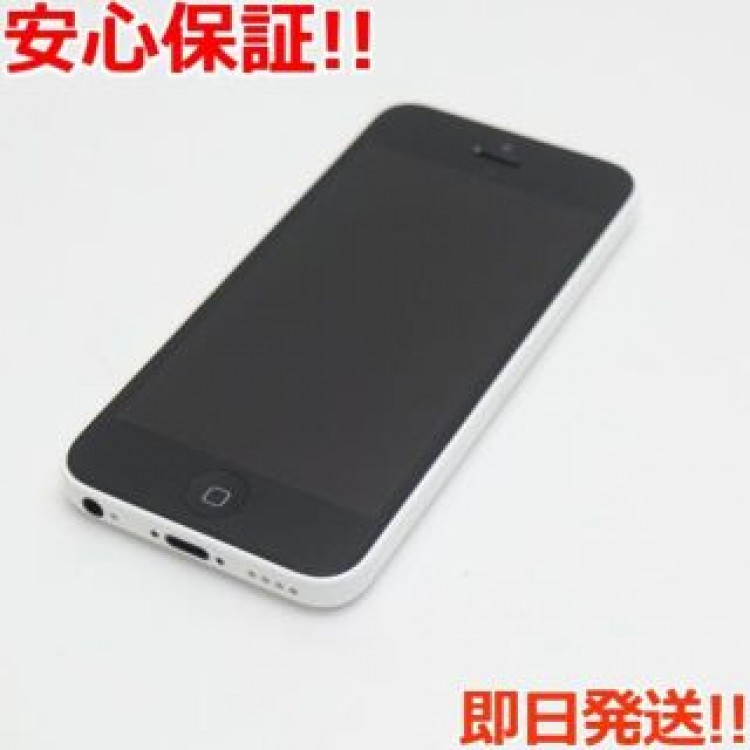 超美品 au iPhone5c 16GB ホワイト
