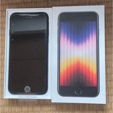 未使用iPhone SE (第3世代)128GB ミッドナイト SIMフリー