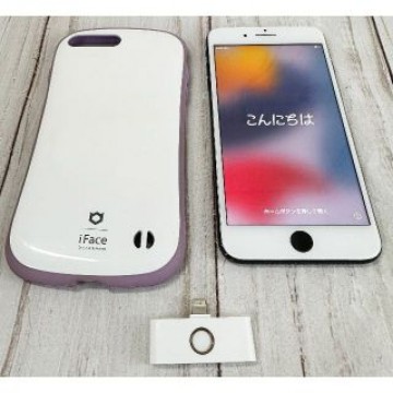 iPhone7plus 256GB SIMフリー 本体黒 液晶部白