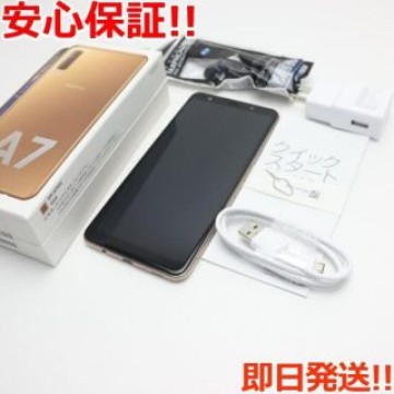 超美品 SIMフリー Galaxy A7 ゴールド