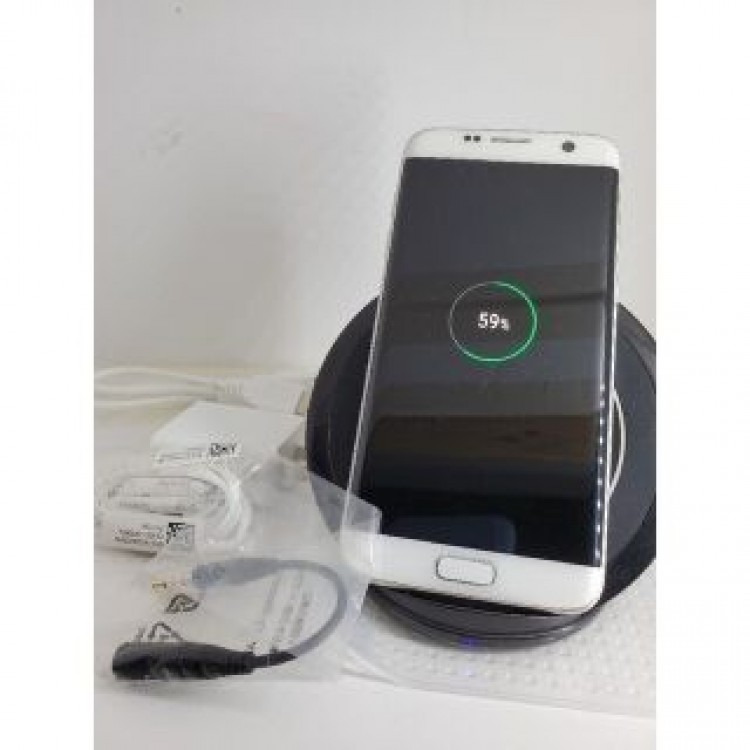 Galaxy S7 edge white +純正ワイヤレス充電器（新品）