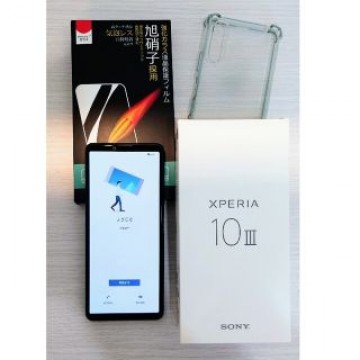 Xperia 10 III　ブラック（ケース・フィルム付き）Y!mobile版