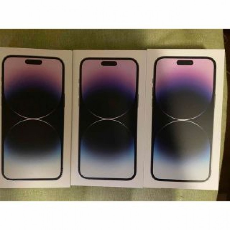 iphone14 pro max 256GB パープルと128GB一台全て3台