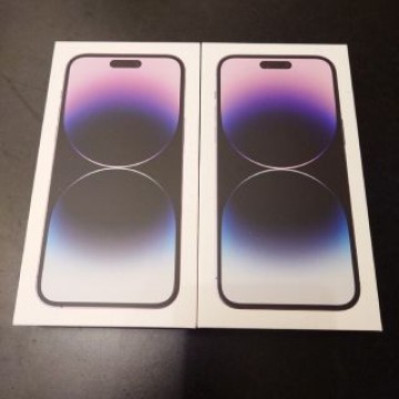 新品未開封 iPhone14 Pro Max 256GB ディープパープル 2台