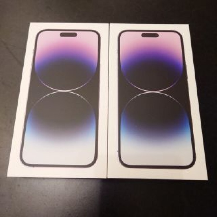 新品未開封 iPhone14 Pro Max 256GB ディープパープル 2台