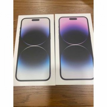 新品未使用iPhone14ProMax256GB パープル　ブラック