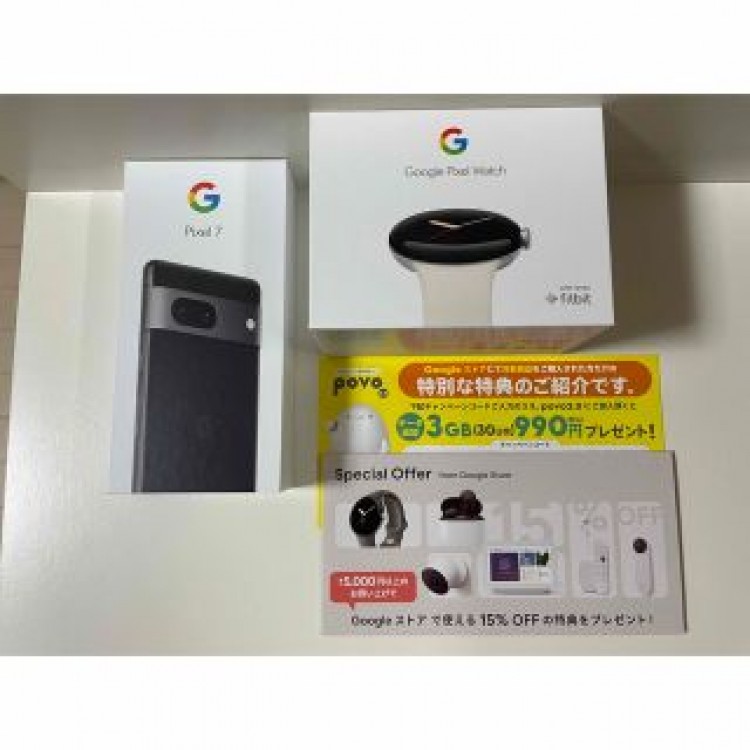 Google pixel7 128GB  pixelWatch  ストア割引券　