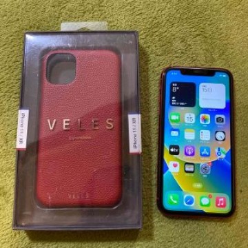 新品ケースガラスフィルム付！iPhone11  128G red 利用制限×