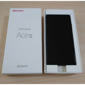 【未使用品】Xperia Ace III ブラック64 GB docomo