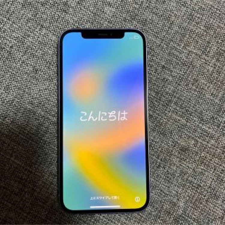 iPhone12 本体　パープル