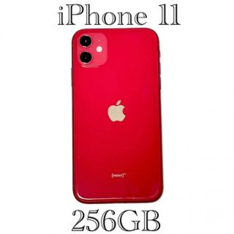 〆iPhone 11 RED 256GB SIM フリー