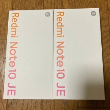 Redmi Note 10 JE グラファイトグレー　2台