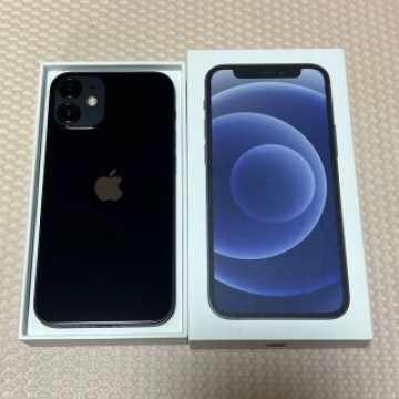 美品！iPhone12mini 64GB 本体 バッテリー100%デモ機　黒