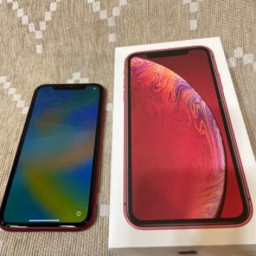 iphone XR 64GBレッド ジャンク 箱あり 背面カメラ不良