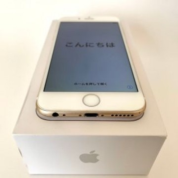 iPhone6 16GB ゴールド au 完動品 バッテリー容量100%