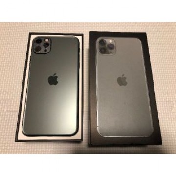 iPhone 11 pro max 256GB 極美品 ミッドナイトグリーン