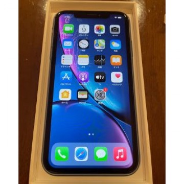 iPhone XR 128GB ブルー　SIMロック解除済み