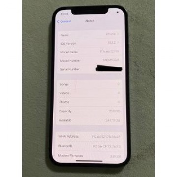 iPhone 12 pro グラファイト 256 GB SIMフリー