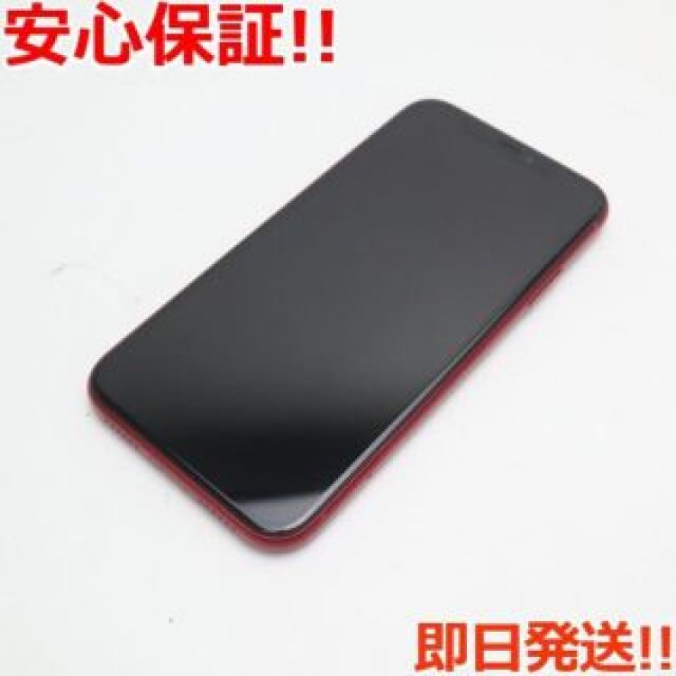 美品 SIMフリー iPhoneXR 128GB レッド RED 白ロム