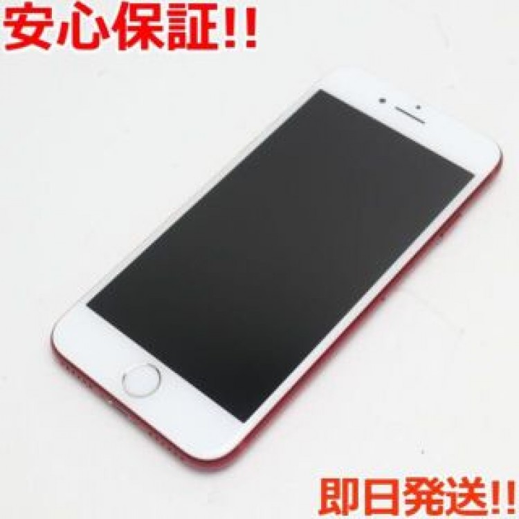 美品 SIMフリー iPhone7 128GB レッド