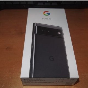 未使用 au Pixel6 128GB StormyBlack ,黒,SIM解