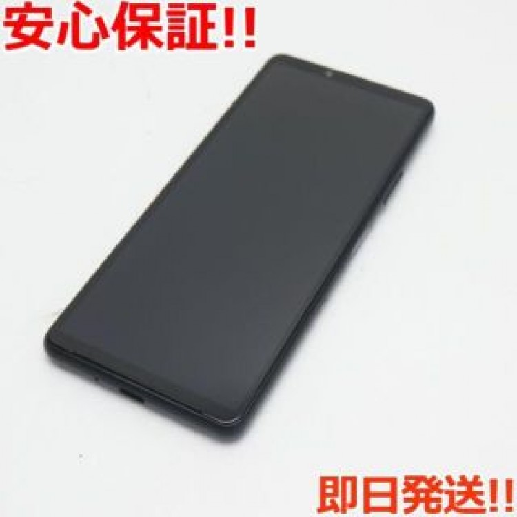 新品同様 SO-52B Xperia 10 III ブラックSIMロック解除済み