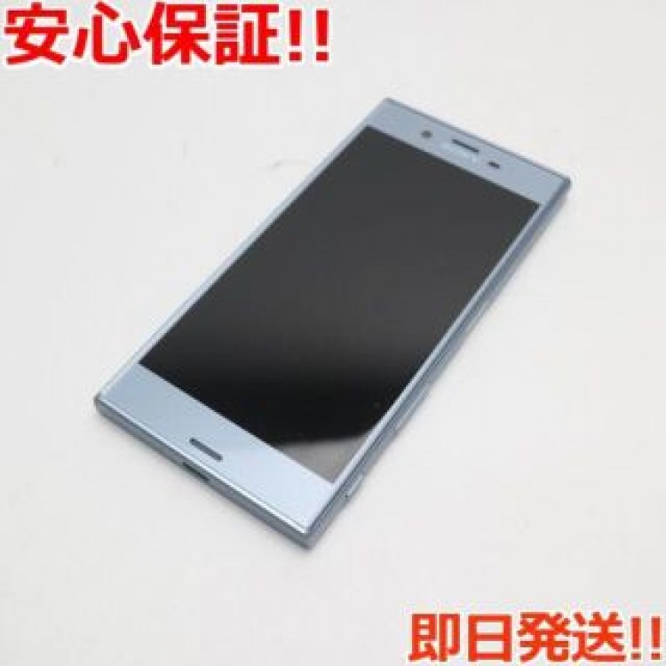 超美品 au SOV35 Xperia XZs ブルー 白ロム