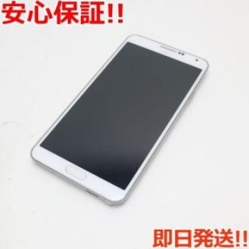 新品同様 au SCL22 GALAXYNote3 ホワイト 白ロム