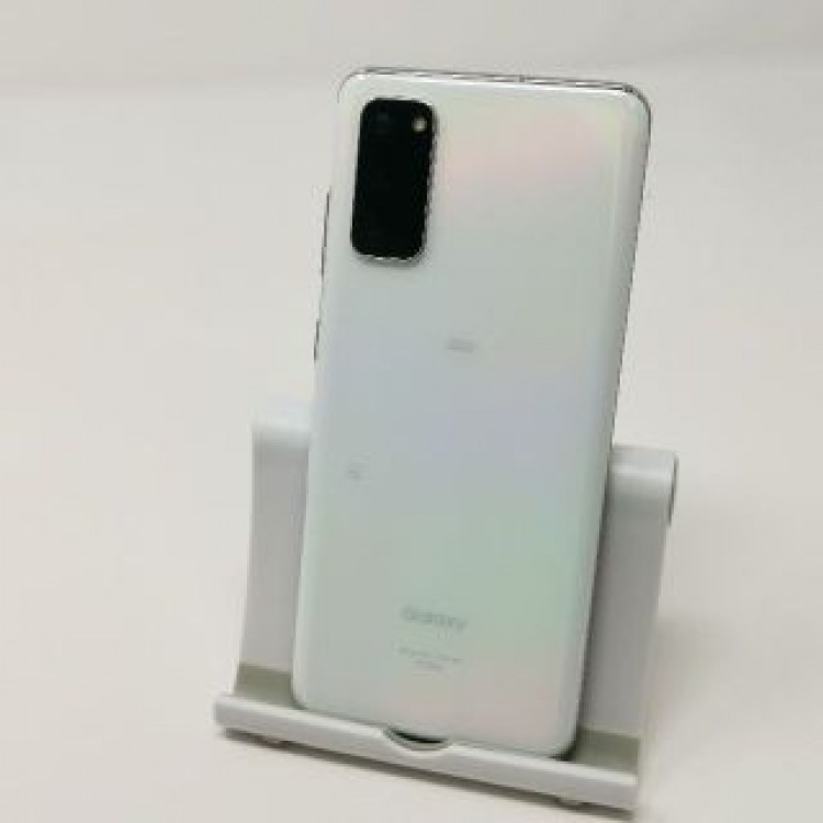 美品 au版 Galaxy S20 5G SCG01 クラウドホワイト