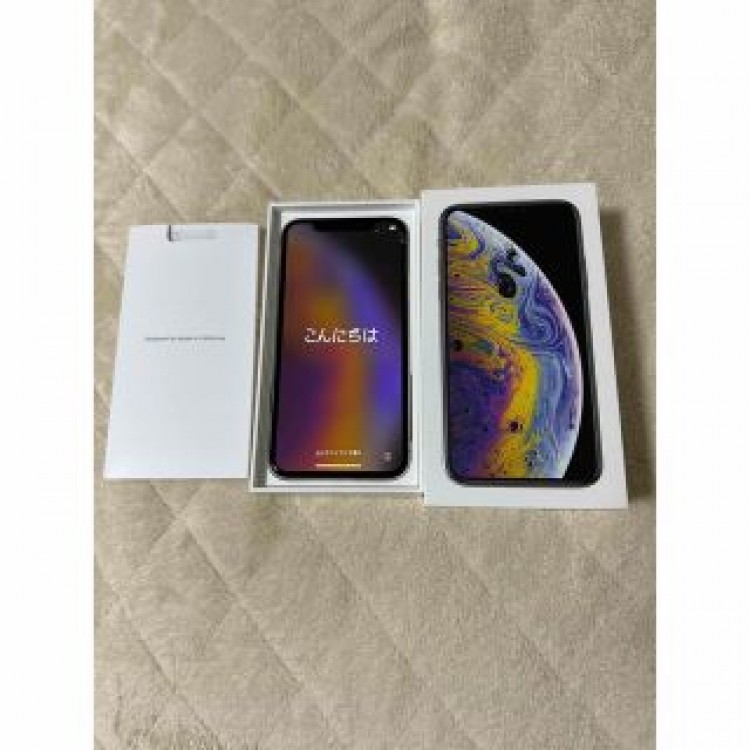 【中古品】Apple iPhone Xs 64GB シルバー 本体