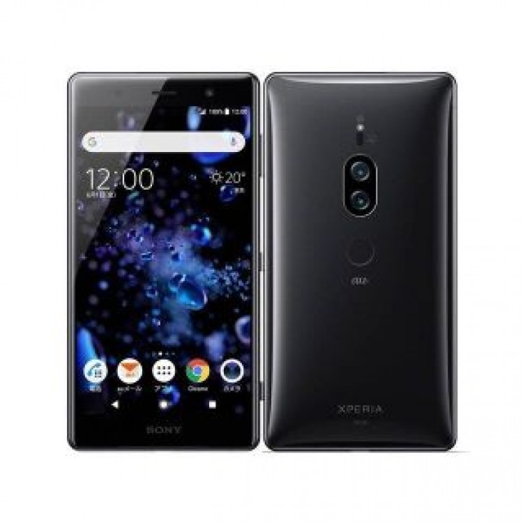 中古 Xperia XZ2 Premium 4K ブラック 64GB★