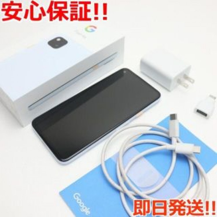 新品同様 SIMフリー Google Pixel 4a ブルー