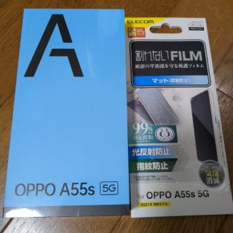 未使用・未開封　OPPO SIMフリースマートフォン A55S 5G ブラック