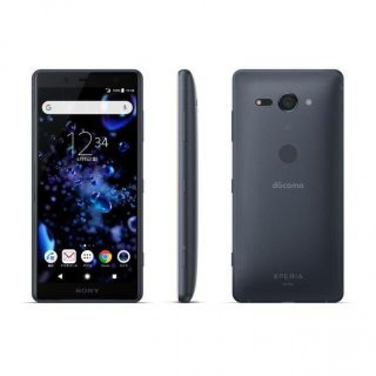 美品中古 Xperia XZ2 Compact ブラック 64GB△