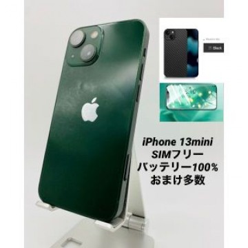 新品同様 iPhone 13 mini 128GB グリーン BT100% 01