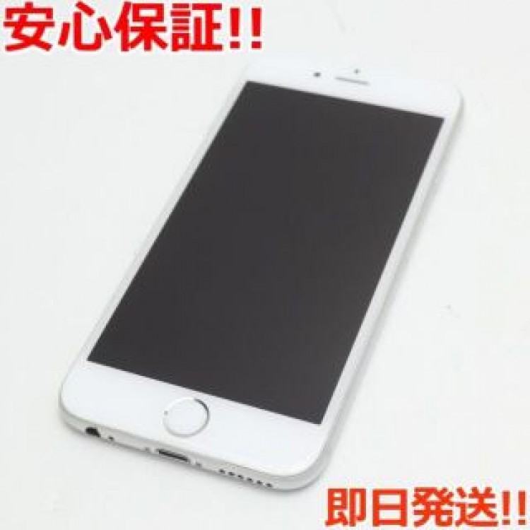 美品 au iPhone6 16GB シルバー 白ロム