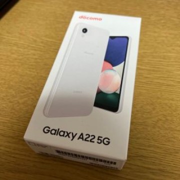 【新品未開封】Galaxy A22 5G SC-56B ホワイト①