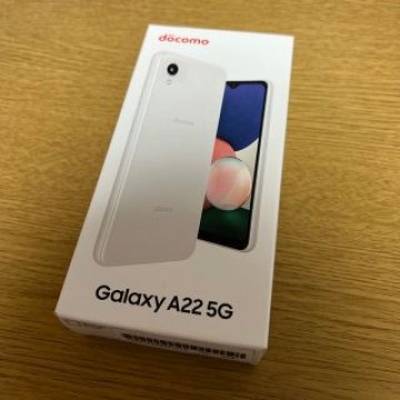 【新品未開封】Galaxy A22 5G SC-56B ホワイト②