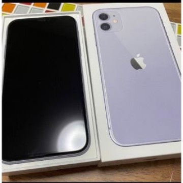 iPhone11 64GB パープル　電池86% 本体箱付き　美品