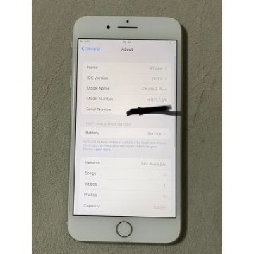 iPhone 8 Plus Silver 64 GB SIMフリー