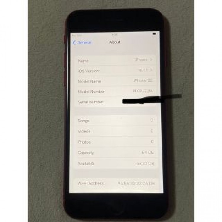 iPhone SE 第2世代 (SE2) レッド 64 GB SIMフリー