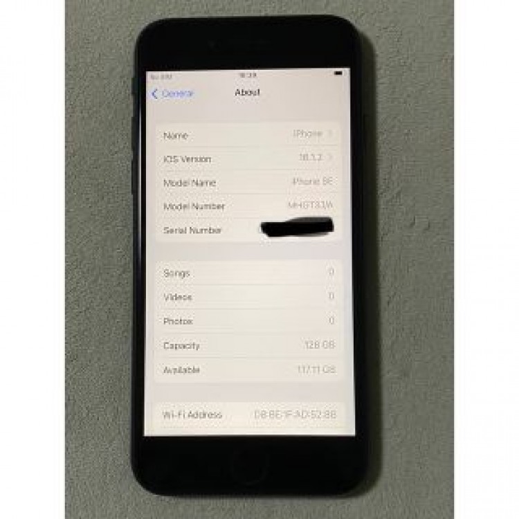 iPhone SE 第2世代 (SE2) ブラック 128 GB SIMフリー