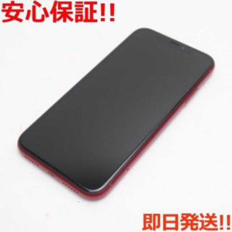 超美品 SIMフリー iPhoneXR 128GB レッド RED 白ロム