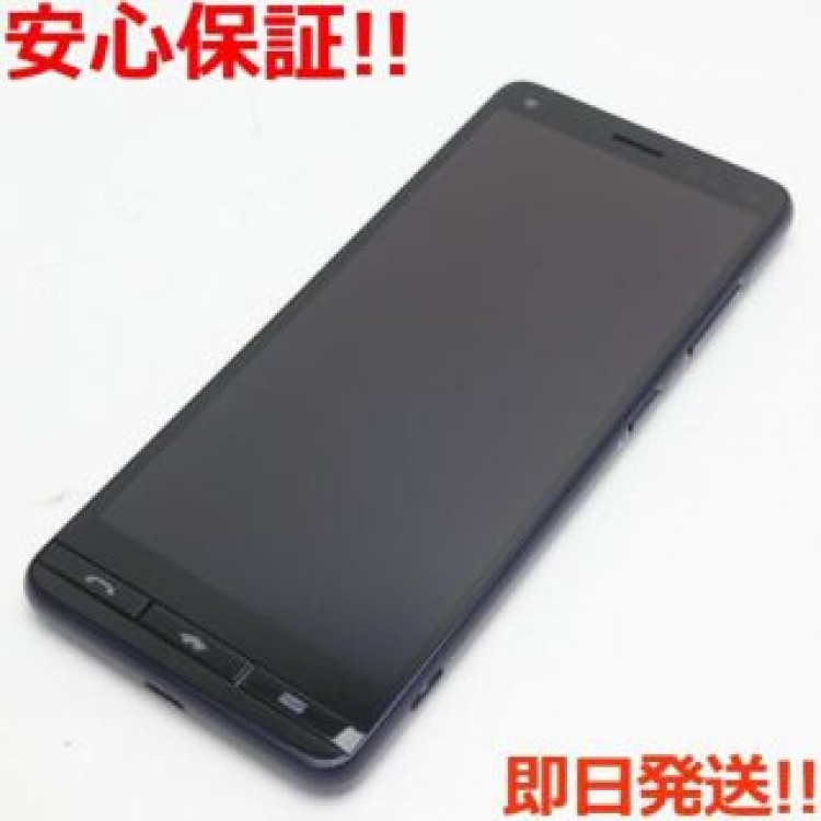 新品同様 BASIO4 ロイヤルブルー スマホ 白ロム