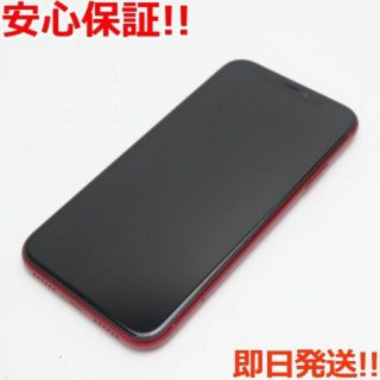超美品 SIMフリー iPhoneXR 64GB レッド RED 白ロム