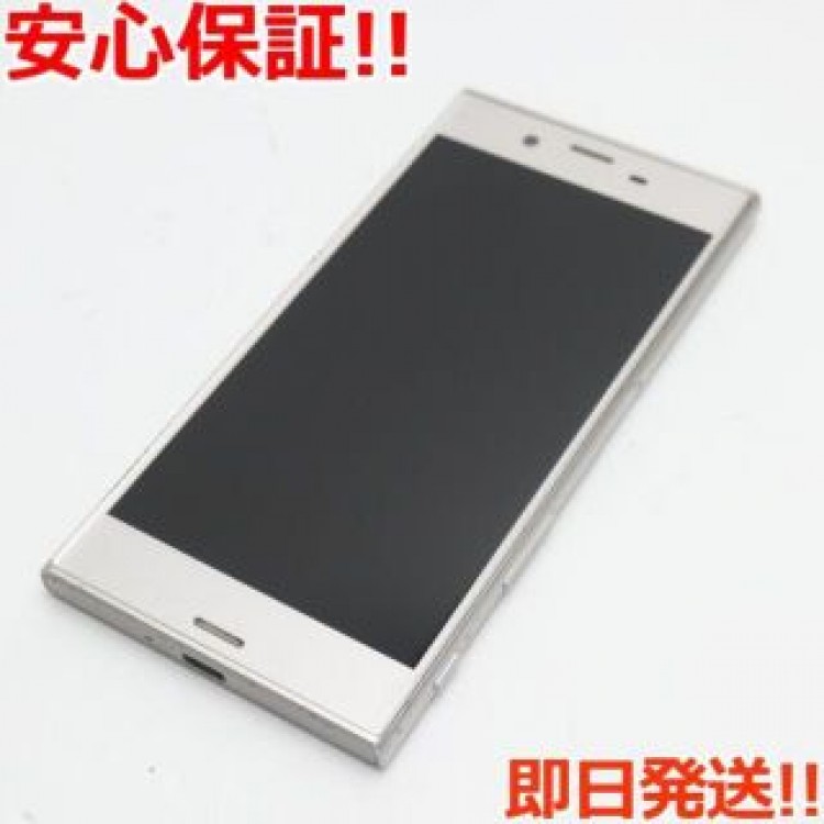 美品 au SOV35 Xperia XZs シルバー 白ロム