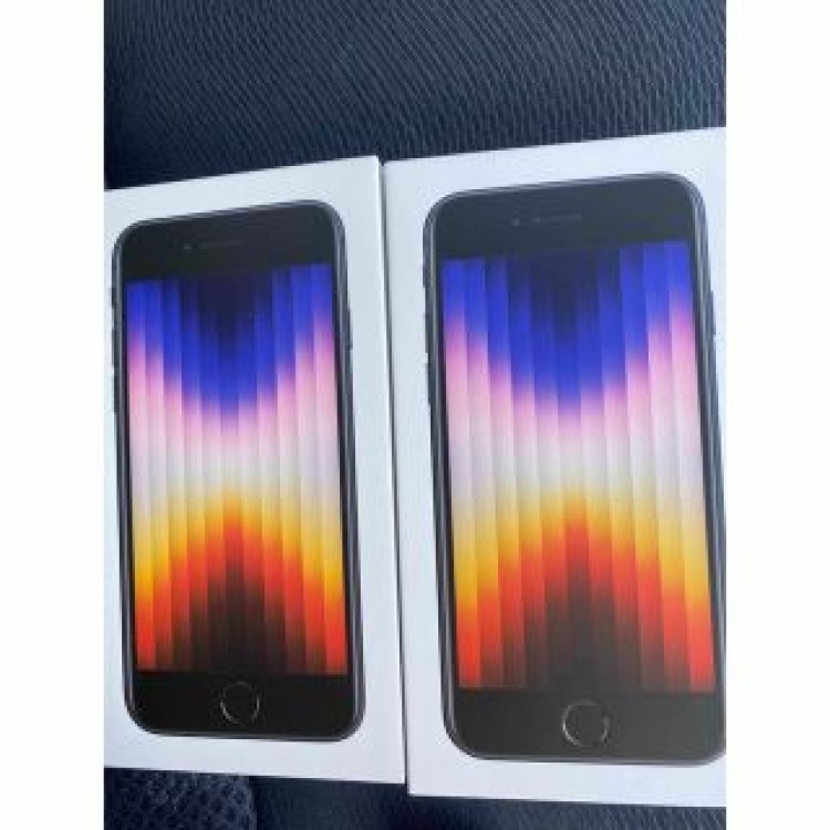 新品未開封iPhone SE 第3世代 64GB ホワイト2台ブラック1台