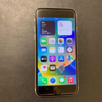 美品　iPhone SE 2世代 64GB デモ機 ホワイトSoftBank