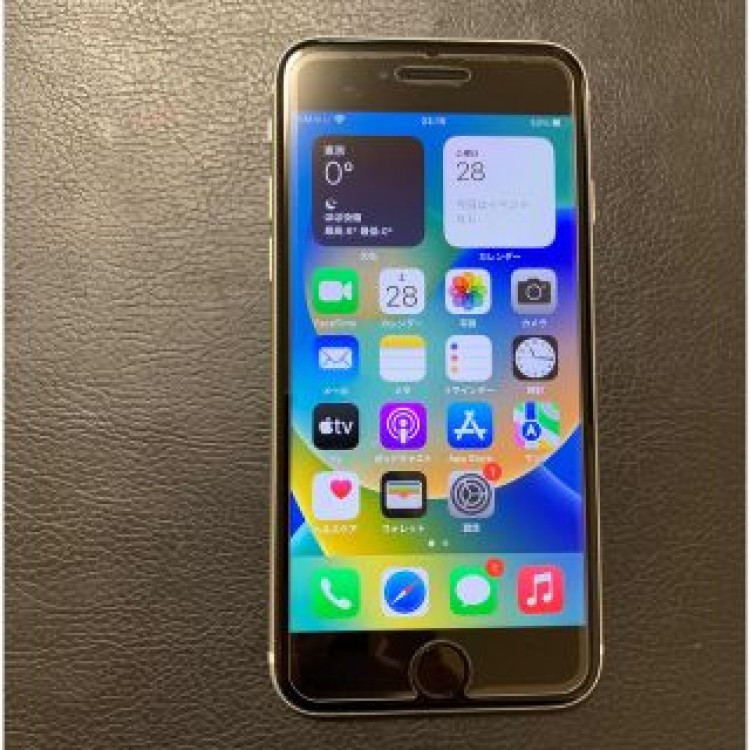 美品　iPhone SE 2世代 64GB デモ機 ホワイト　SoftBank