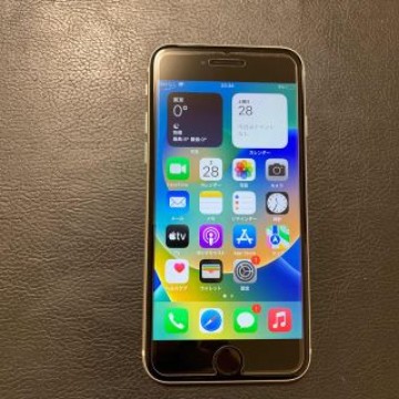 美品　iPhone SE 2世代 64GB デモ機 ホワイト　SoftBank